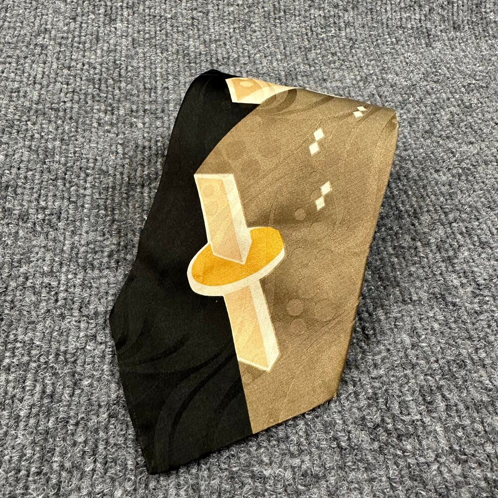 Vtg Men's 1950’s MCM Atomic Era Silk Neck Tie Post War Japan Made Rockabilly Tie